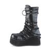 DemoniaCult - TRASHVILLE138 Platform Boots - Black Product image